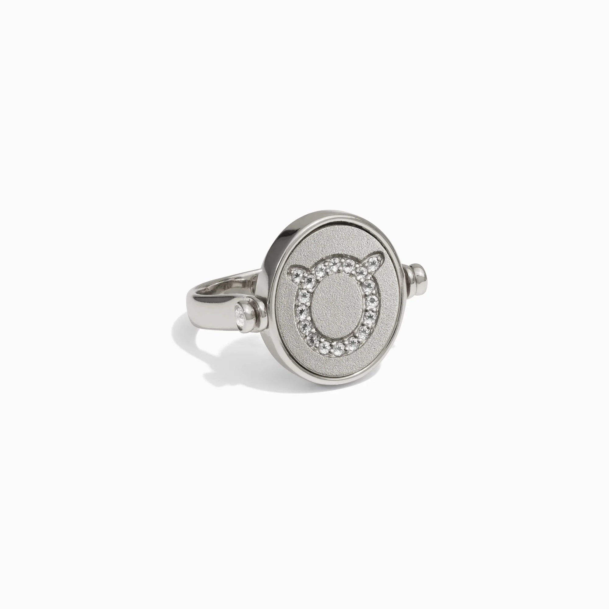 Taurus & Earth Flip Ring | Sterling Silver