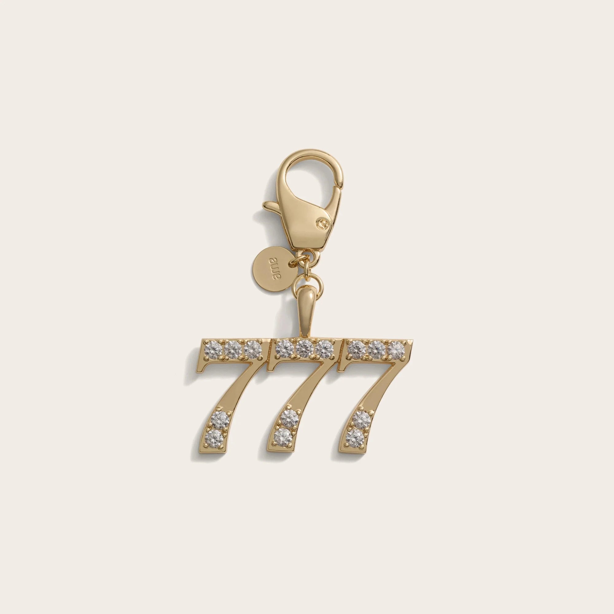 777 Bag Charm | Brass/Gold Vermeil