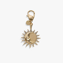 Awe Inspired Ritual Brass/Gold Vermeil Sun & Moon Bag Charm