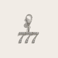 777 Bag Charm | Brass/Rhodium