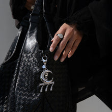 777 Bag Charm | Brass/Rhodium
