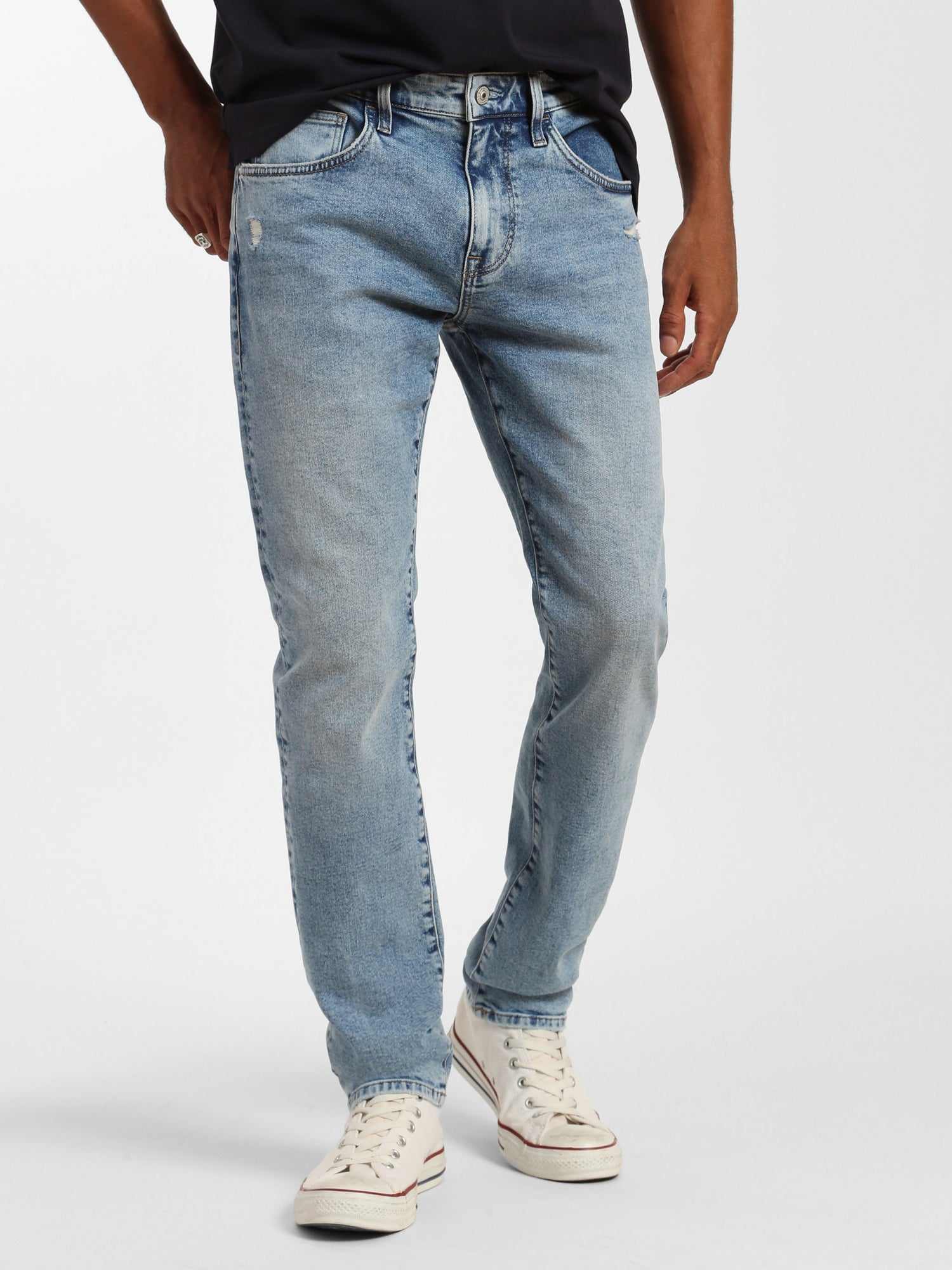 Mens | Bedford Slim Leg Jeans | Light Denim