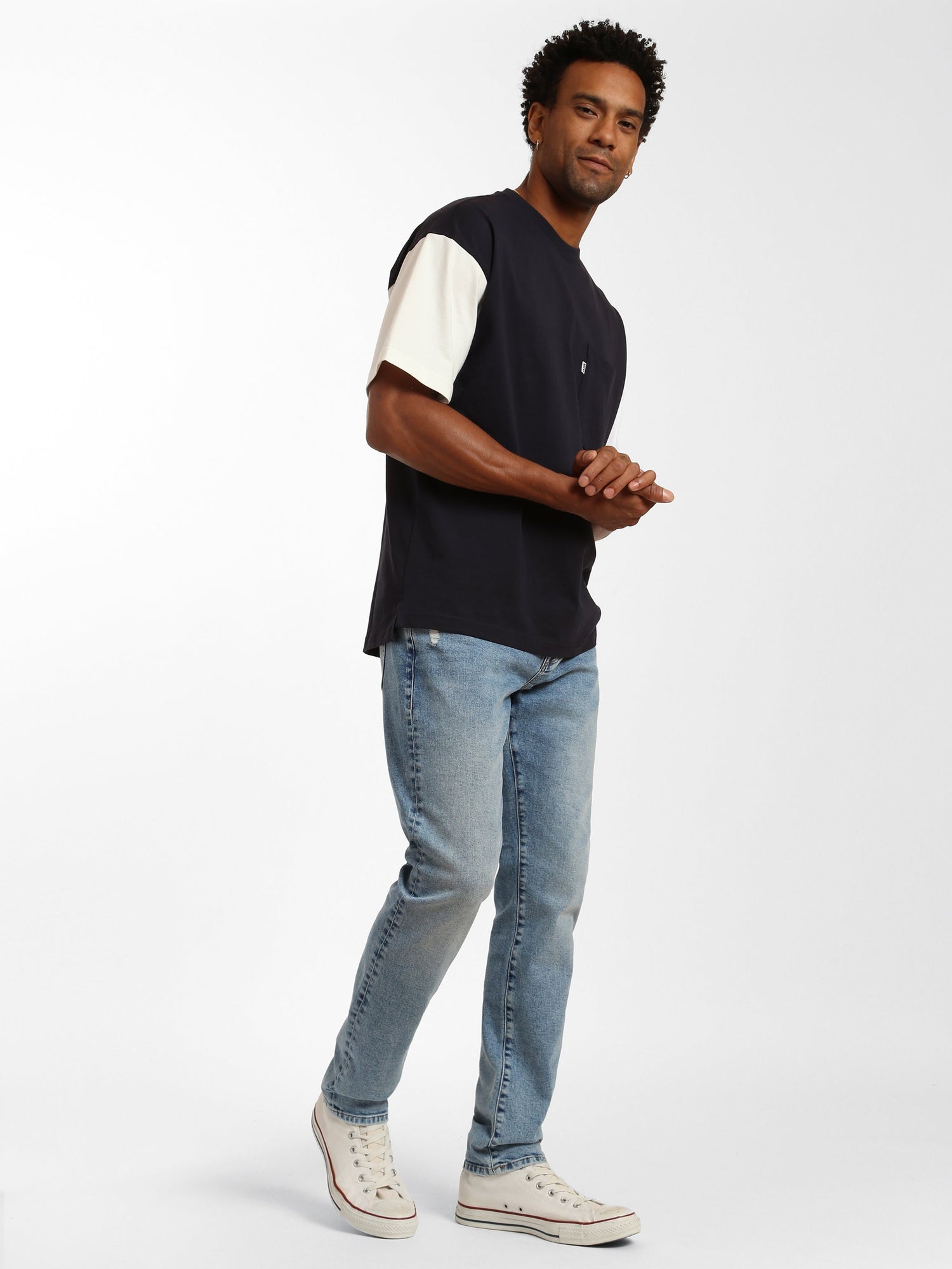 Mens | Bedford Slim Leg Jeans | Light Denim