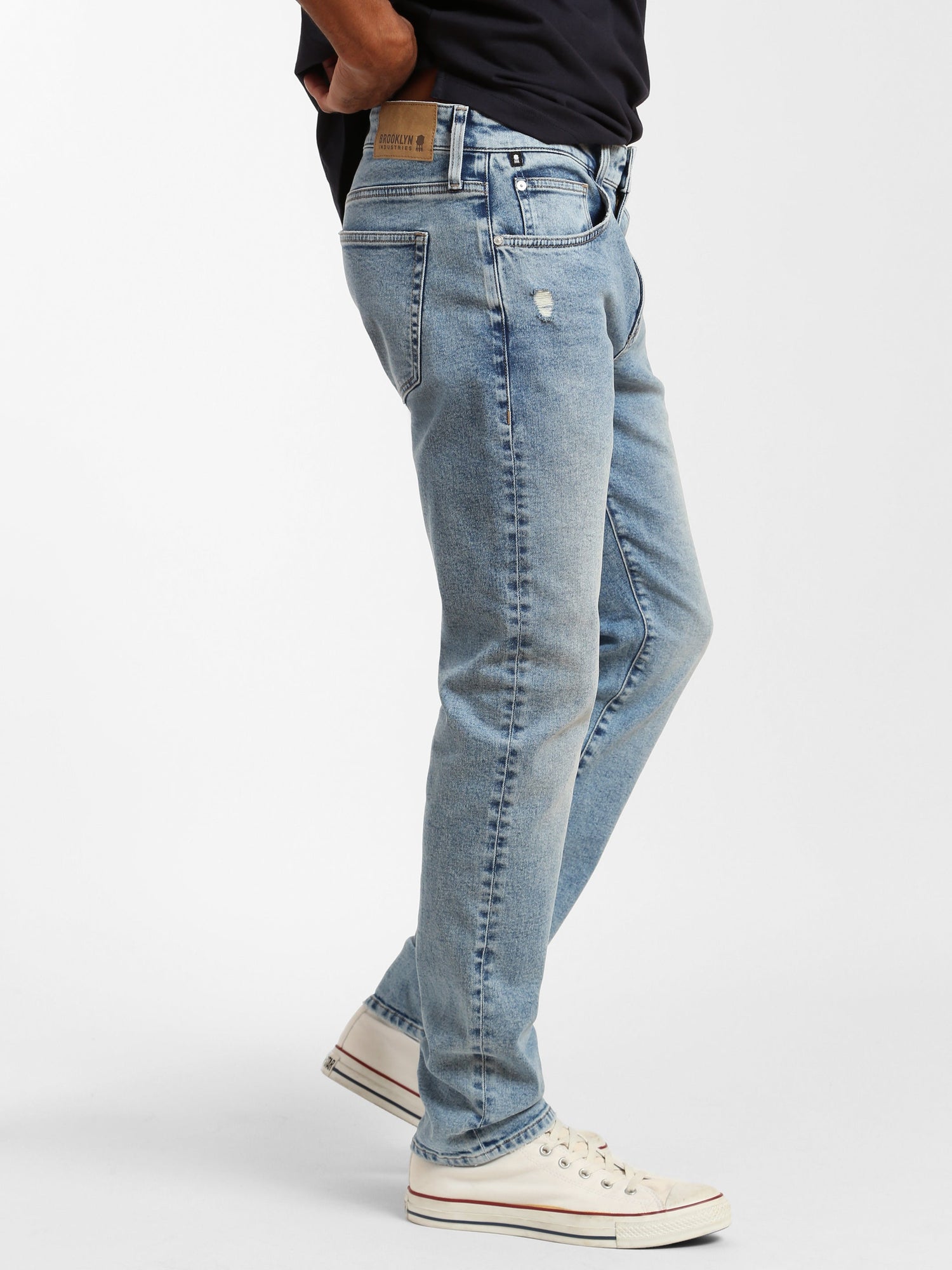 Mens | Bedford Slim Leg Jeans | Light Denim