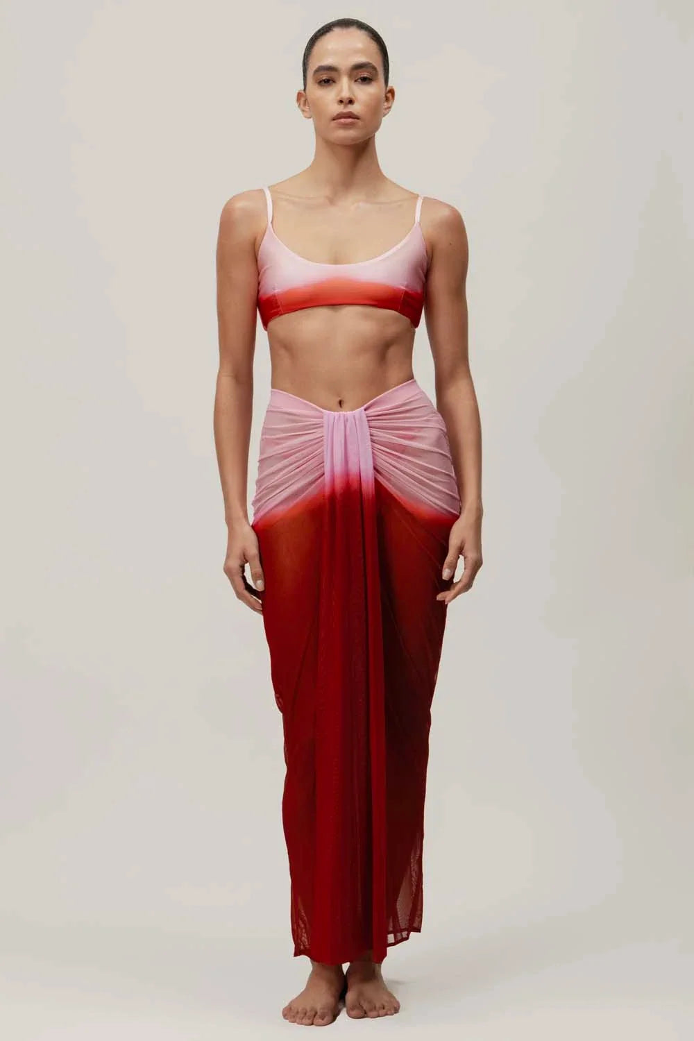 Itala Bikini Top | Persimmon