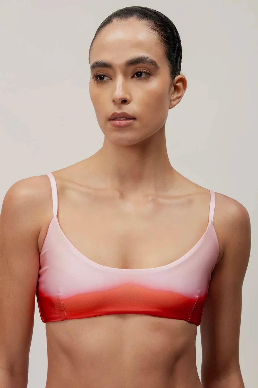 Itala Bikini Top | Persimmon