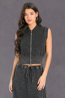 Women | Everyday Zip-Up Vest | Mineral Wash 6