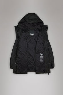 Rains Lohja Long Insulated Cargo Jacket Black Jacket
