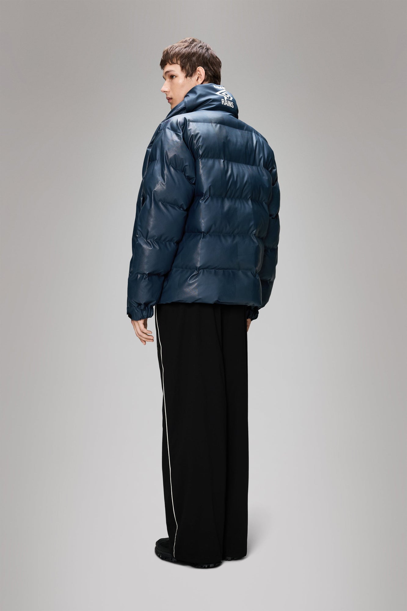 Unisex | Rains x Umbro Puffer Fan Jacket | Major Blue
