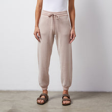 Soft Knit Textured Cuffed Jogger | Women | Taupe