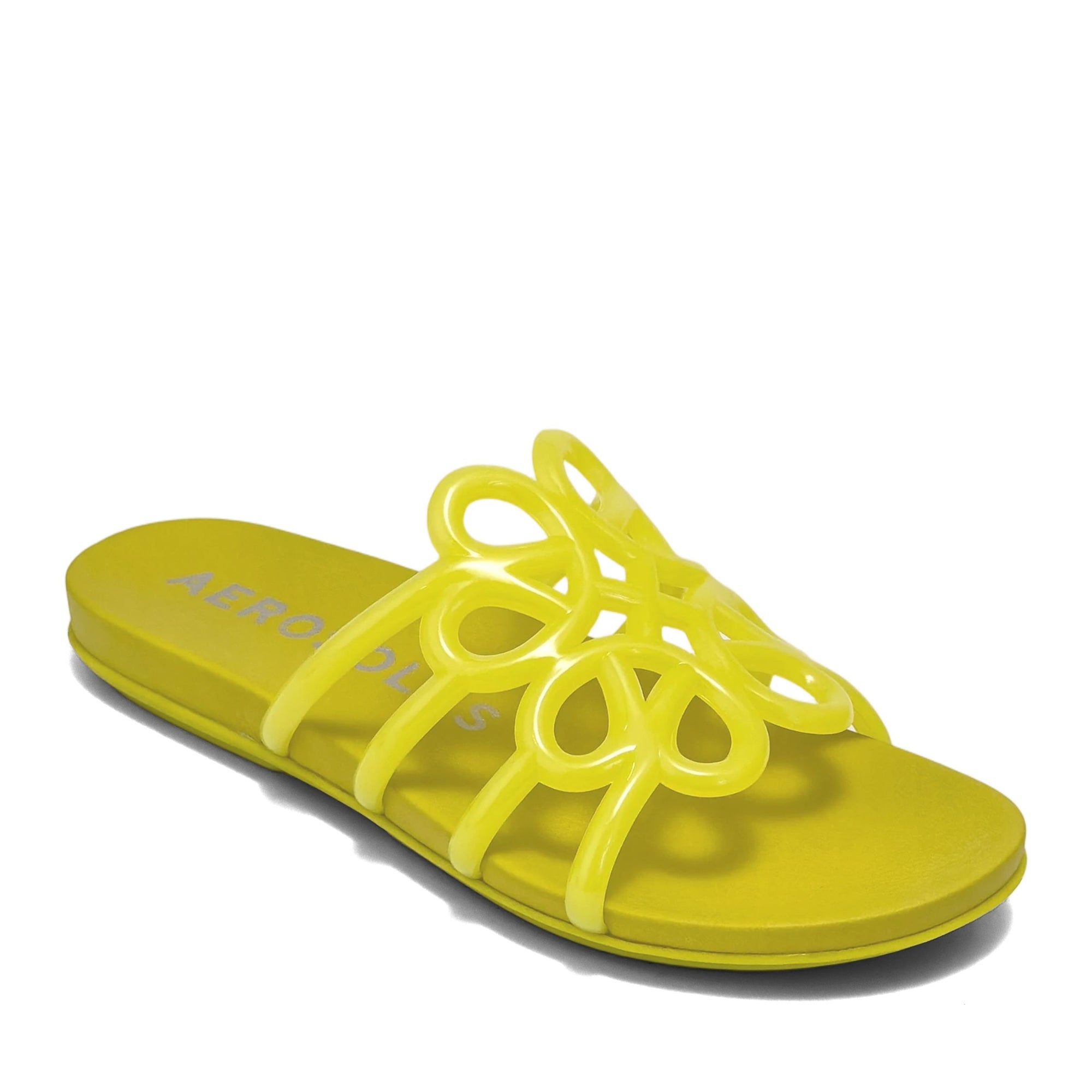 Frida Sandal Flat | Kiwi Transluscent Thermoplastic Polyurethane