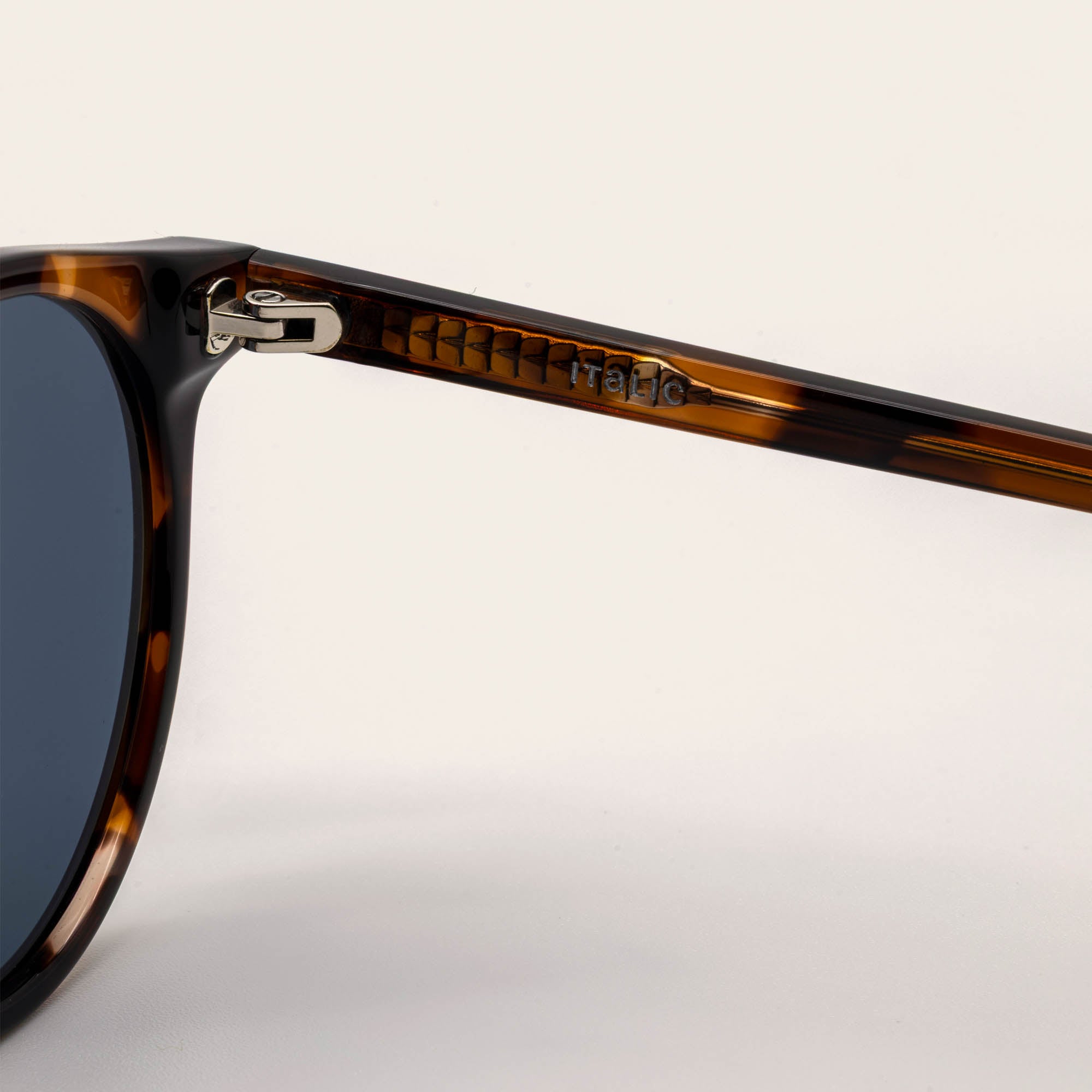 Unisex | Hancock Italian Round Acetate Sunglasses | Medium Tortoise