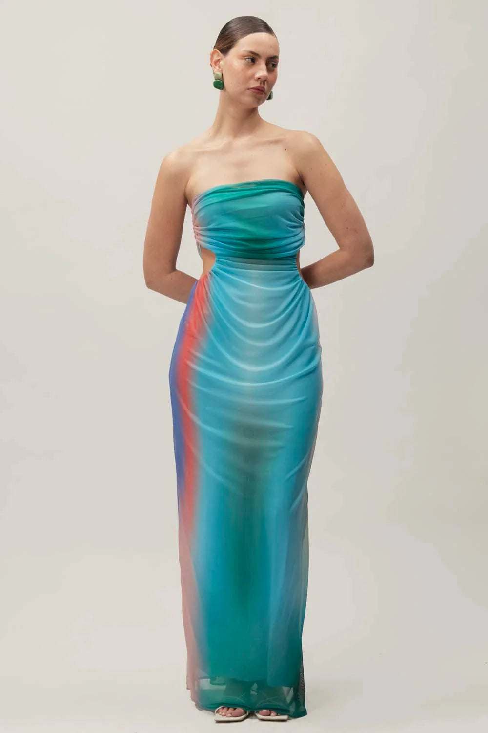 Lila Maxi Dress | Misty Blue