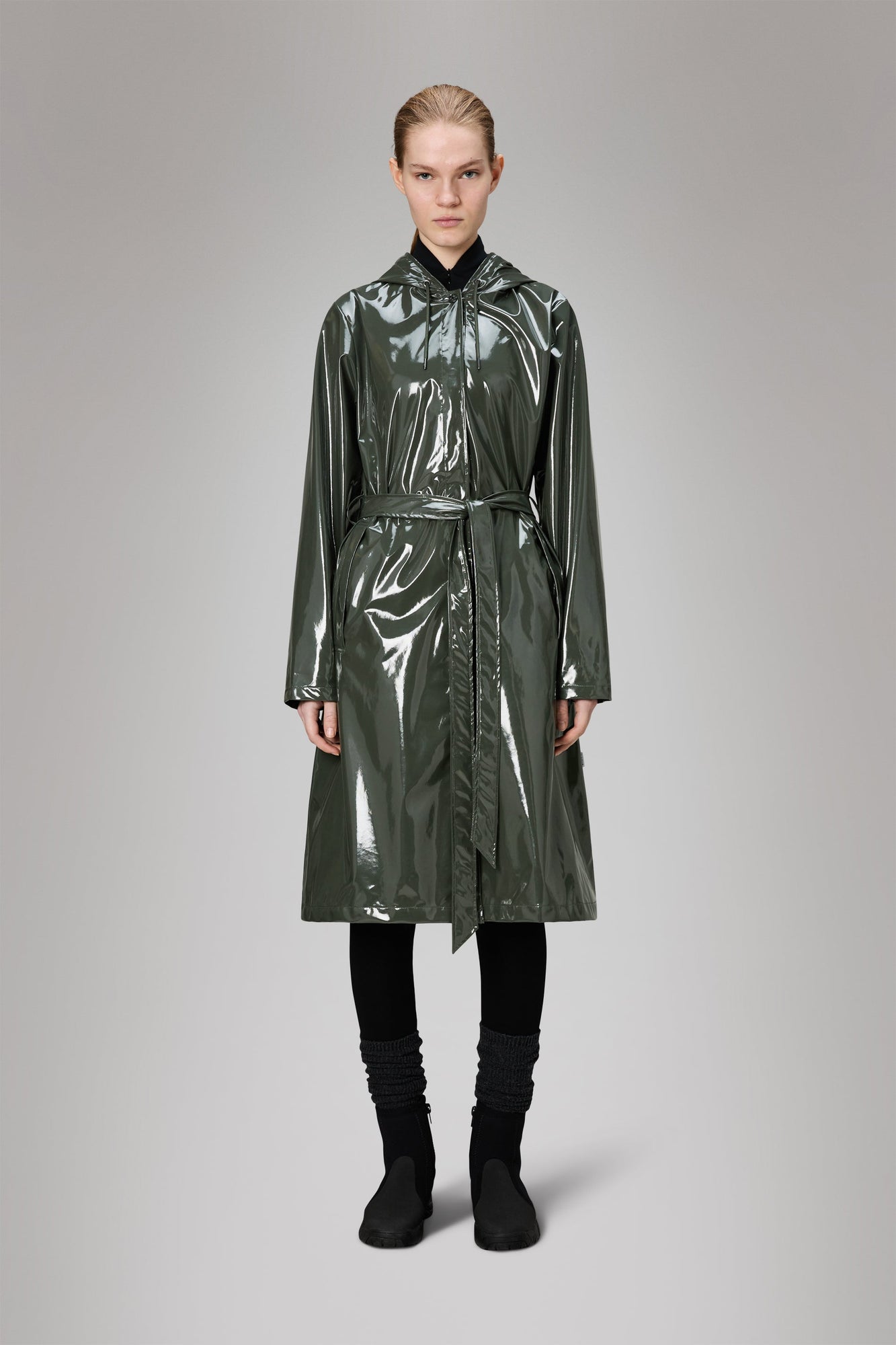 RAINS A-Line Longer W Jacket Swamp Jacket