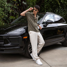Mens | Pierre Featherlight Button Down | Vetiver