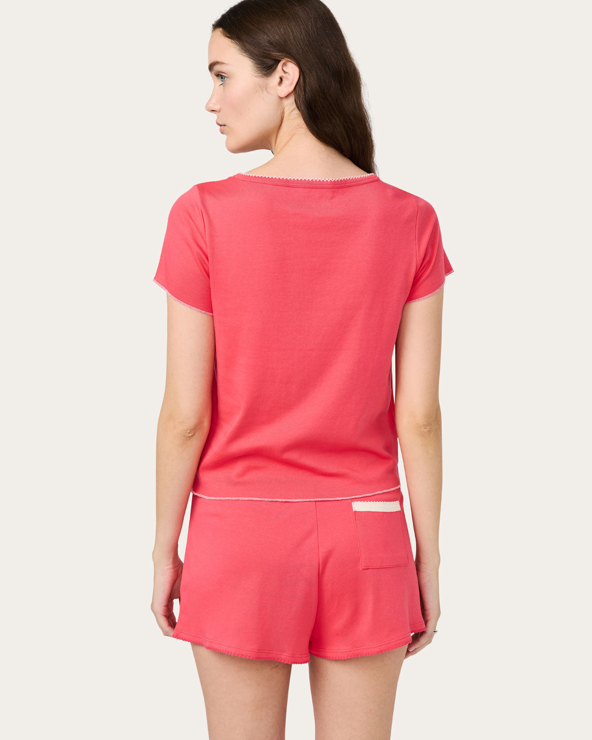 Womens | Baby Jean Tee | Fuchsia