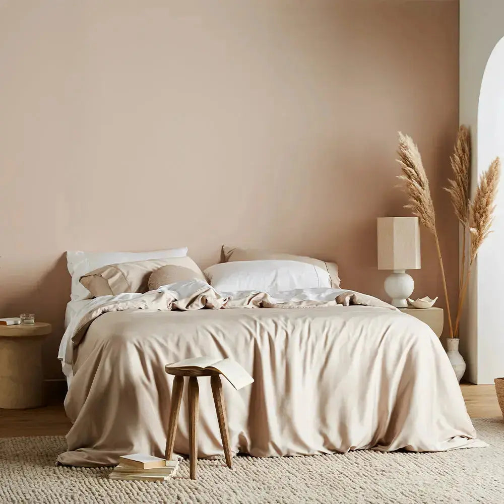 CleanBamboo Signature Sateen Duvet Cover | Sand