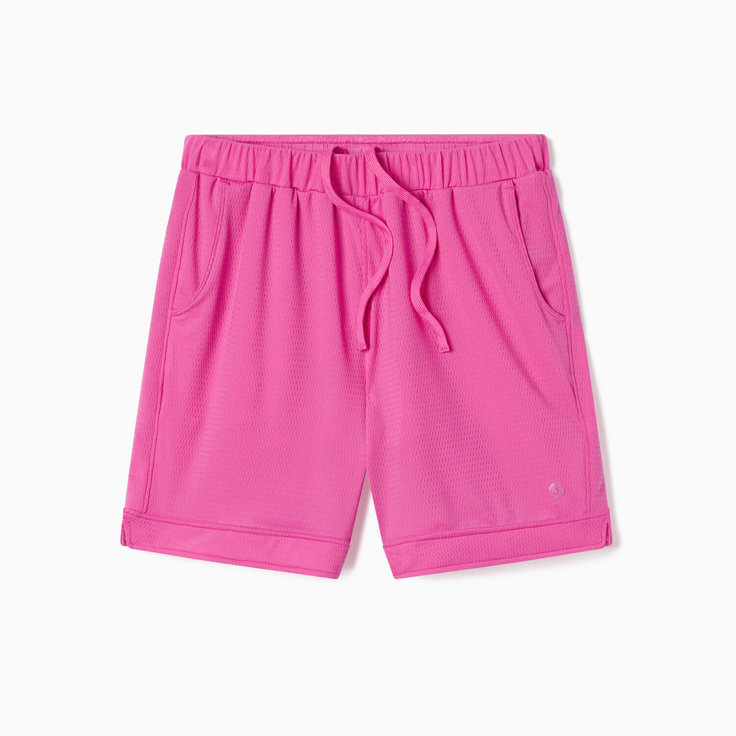 Breathable Mesh Lounge Shorts with Modal Lining | Hotter Pink