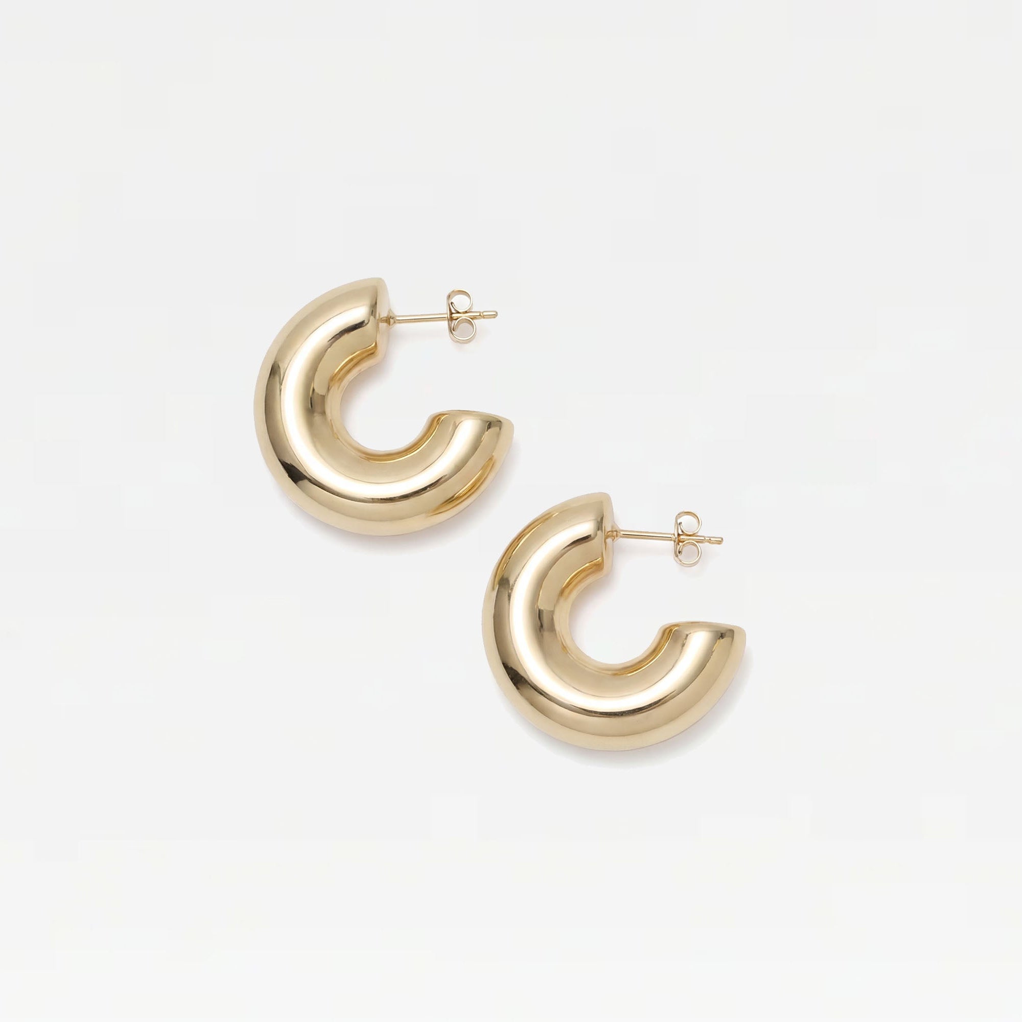 The Gold Basso Hoops | 18Kt Gold Plated Brass