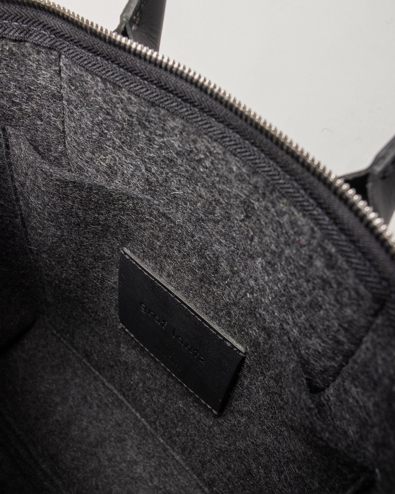 Bedford Merino Wool Satchel | Charcoal