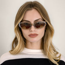 Unisex | Michele Petite Cat-Eye Italian Acetate Sunglasses | Translucent Vetiver