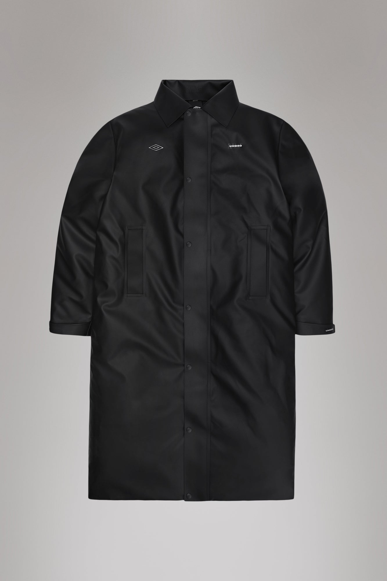 Unisex | Rains x Umbro Manager Coat | Black