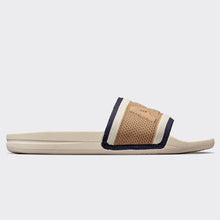 Women's | Big Logo TechLoom Slide | Alabaster / Tan / Navy