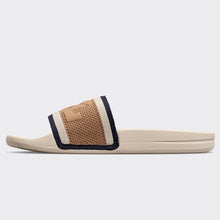Women's | Big Logo TechLoom Slide | Alabaster / Tan / Navy