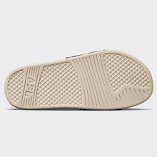 Women's | Big Logo TechLoom Slide | Alabaster / Tan / Navy