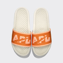 Women's | Big Logo TechLoom Slide | Ivory / Orange / Neon Peach