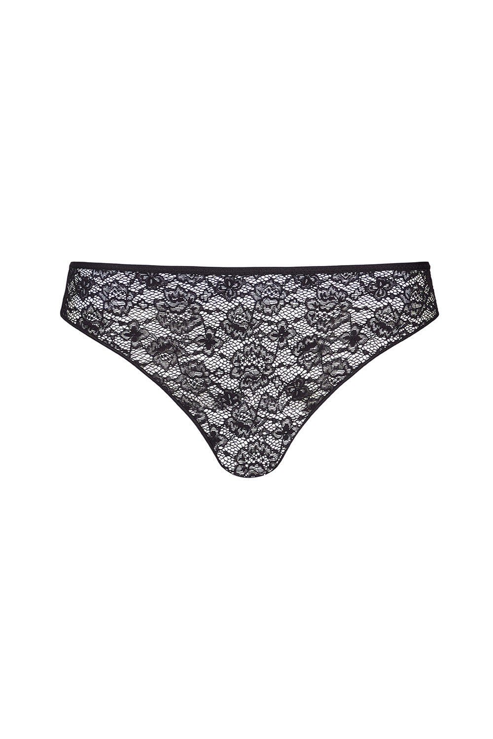 Lace Lo Bottom  | Black Lace