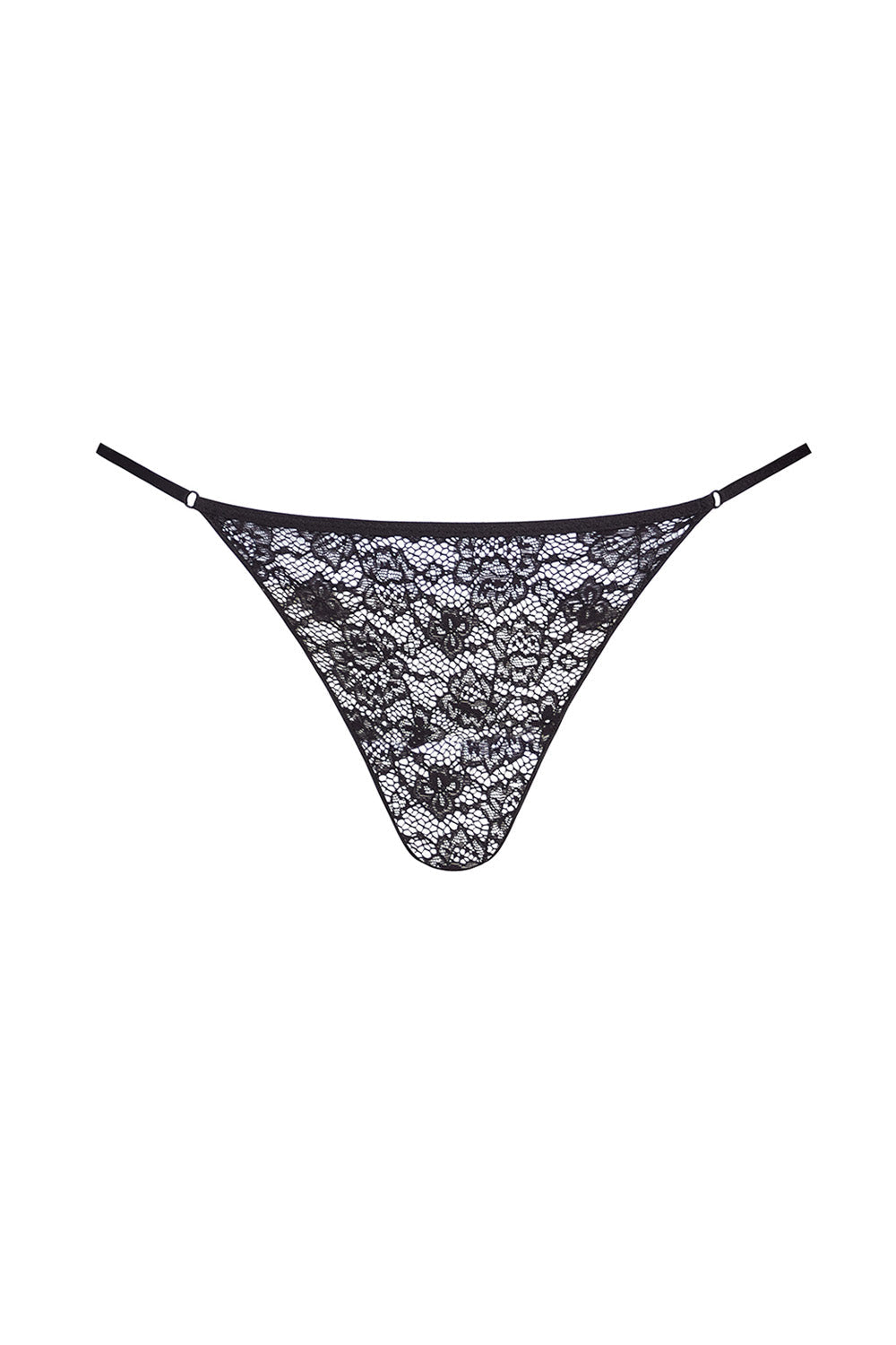 Lace Luna Thong | Black Lace