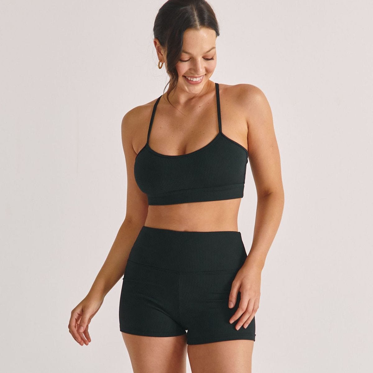 Women | Micro Bike Short | Black Rib