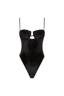 Petal One Piece | Black Velvet