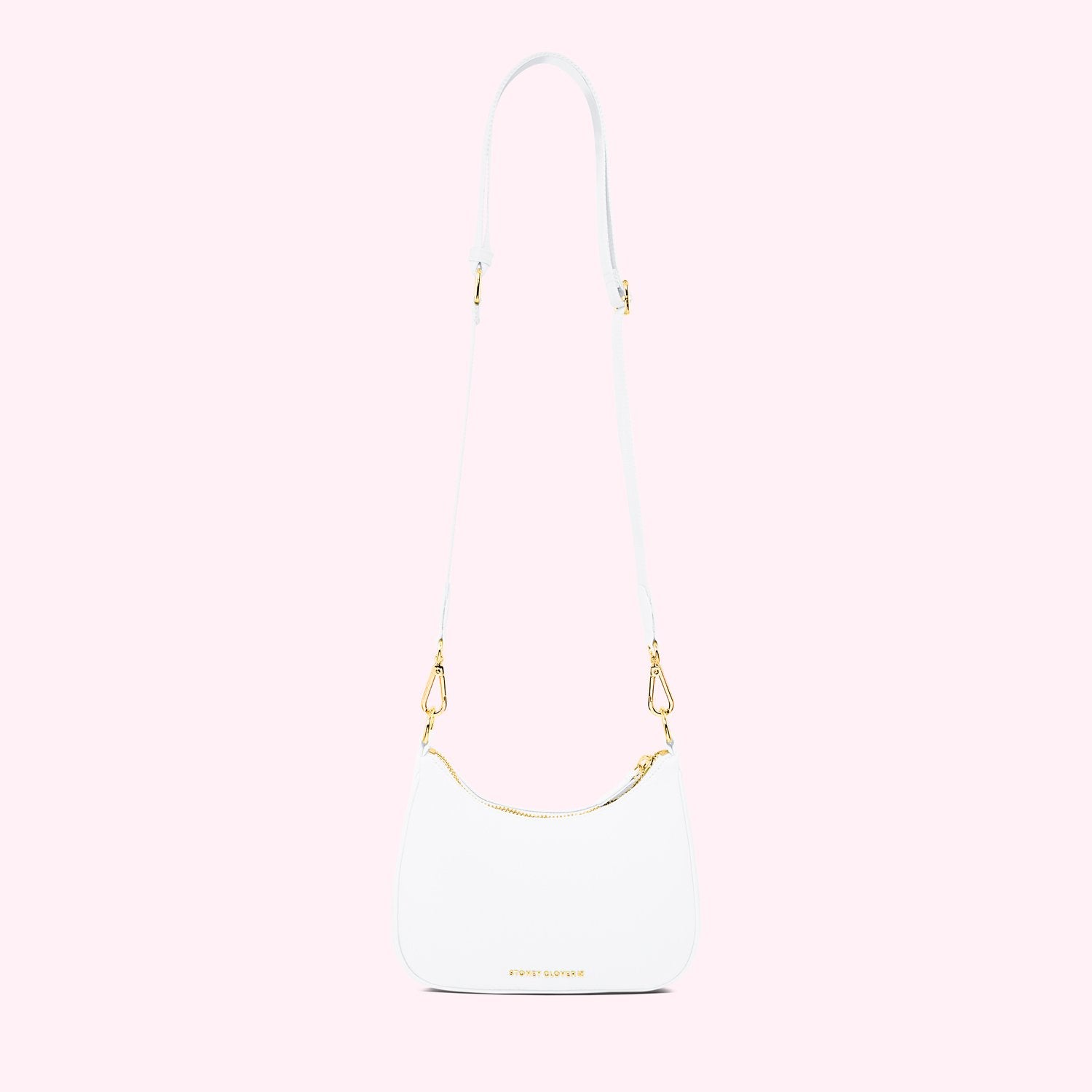 Curved Crossbody Bag | Blanc