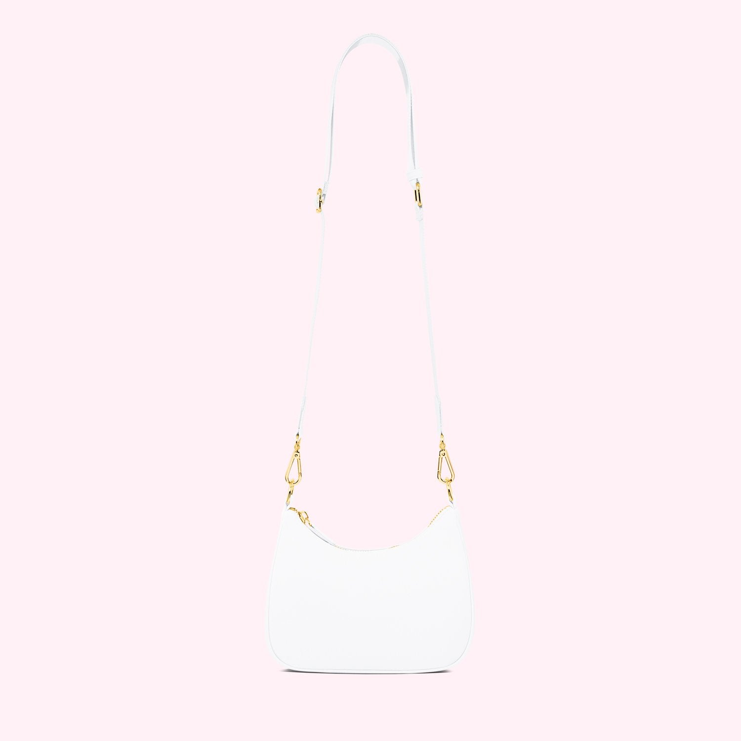 Curved Crossbody Bag | Blanc