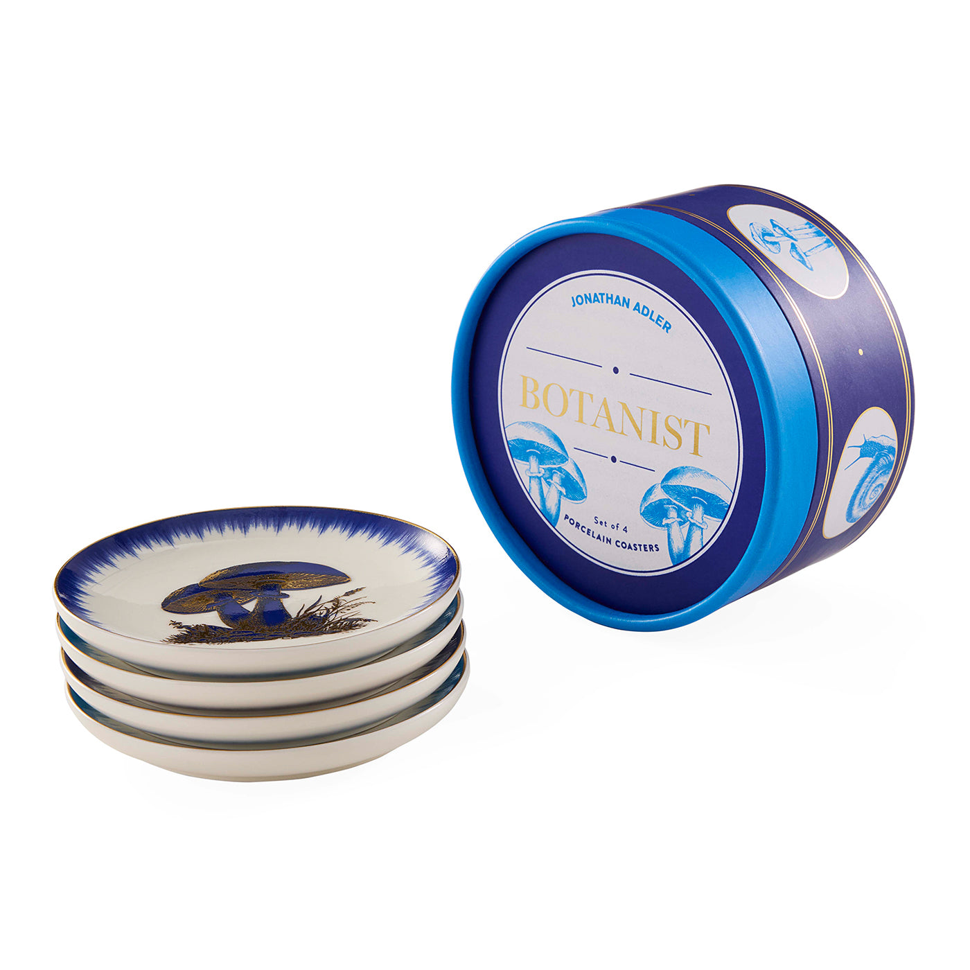 Botanist Coasters | Blue/White