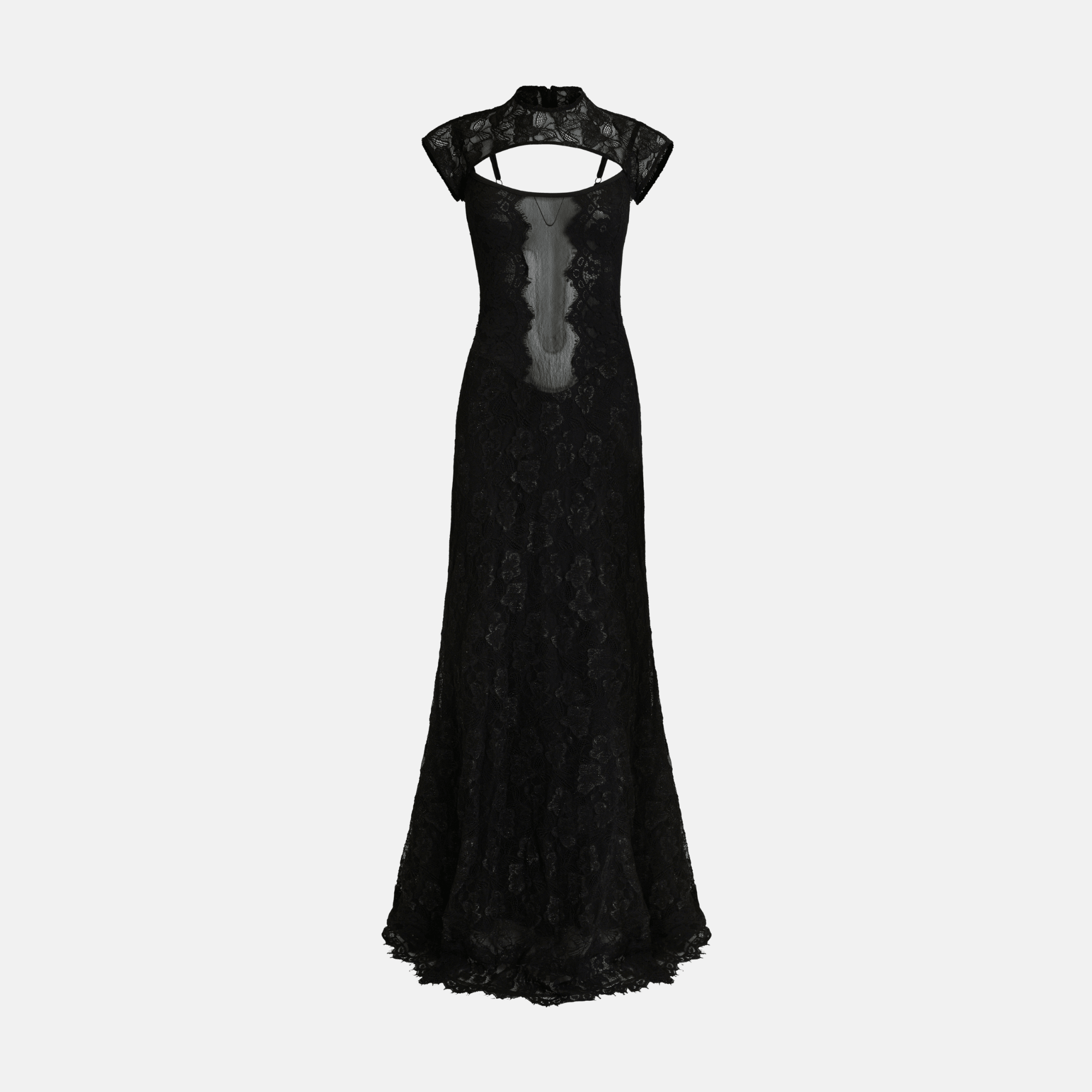 OW Collection BRISA Maxi Dress (2-piece) Dress 121 - Black
