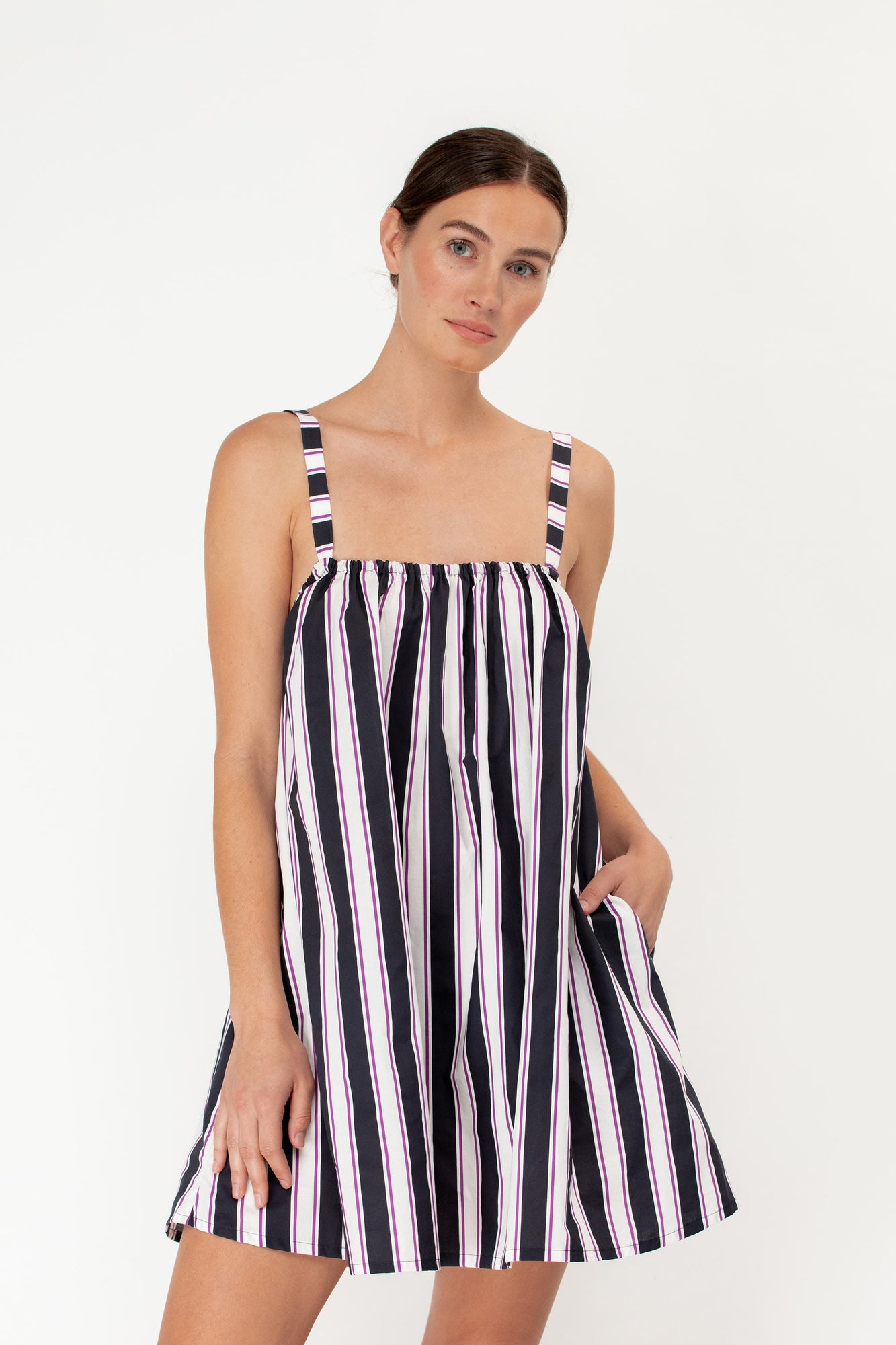 Brodie Dress | Cabana Stripe