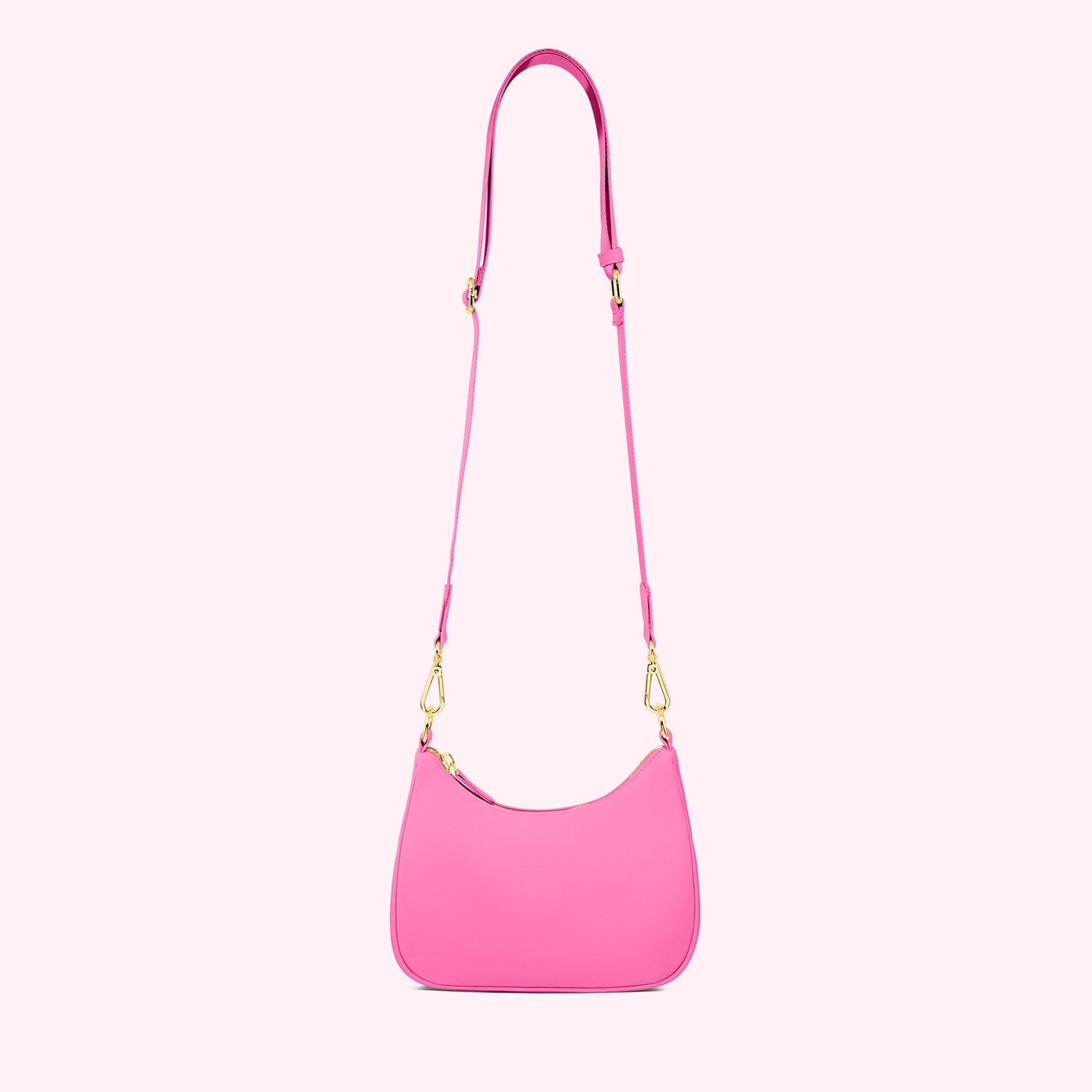 Curved Crossbody Bag | Bubblegum