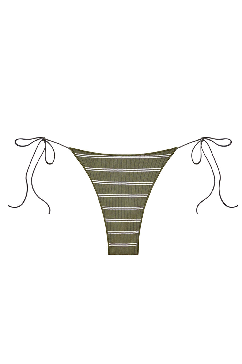 The C Bottom  | Olive And White Stripe