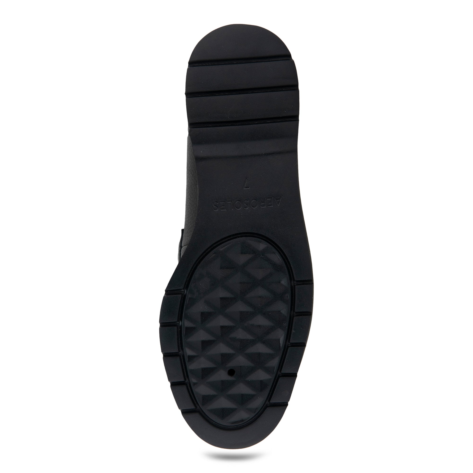 Beckett | Black Pebble Faux Leather