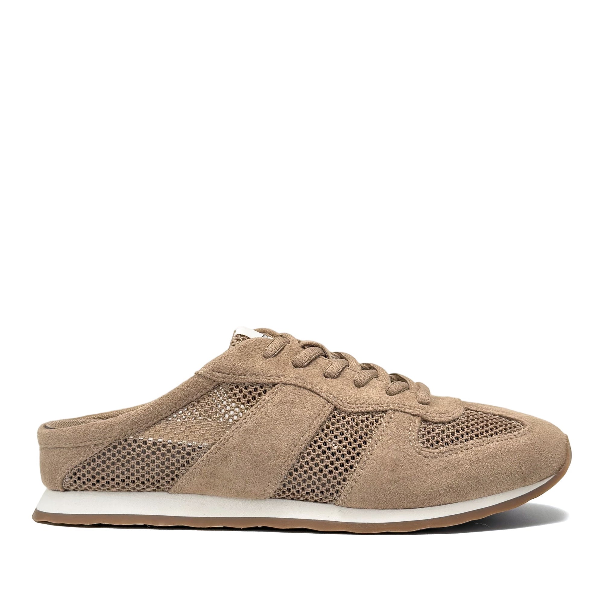 Jettson Sport Mule | Dune Faux Suede/Mesh