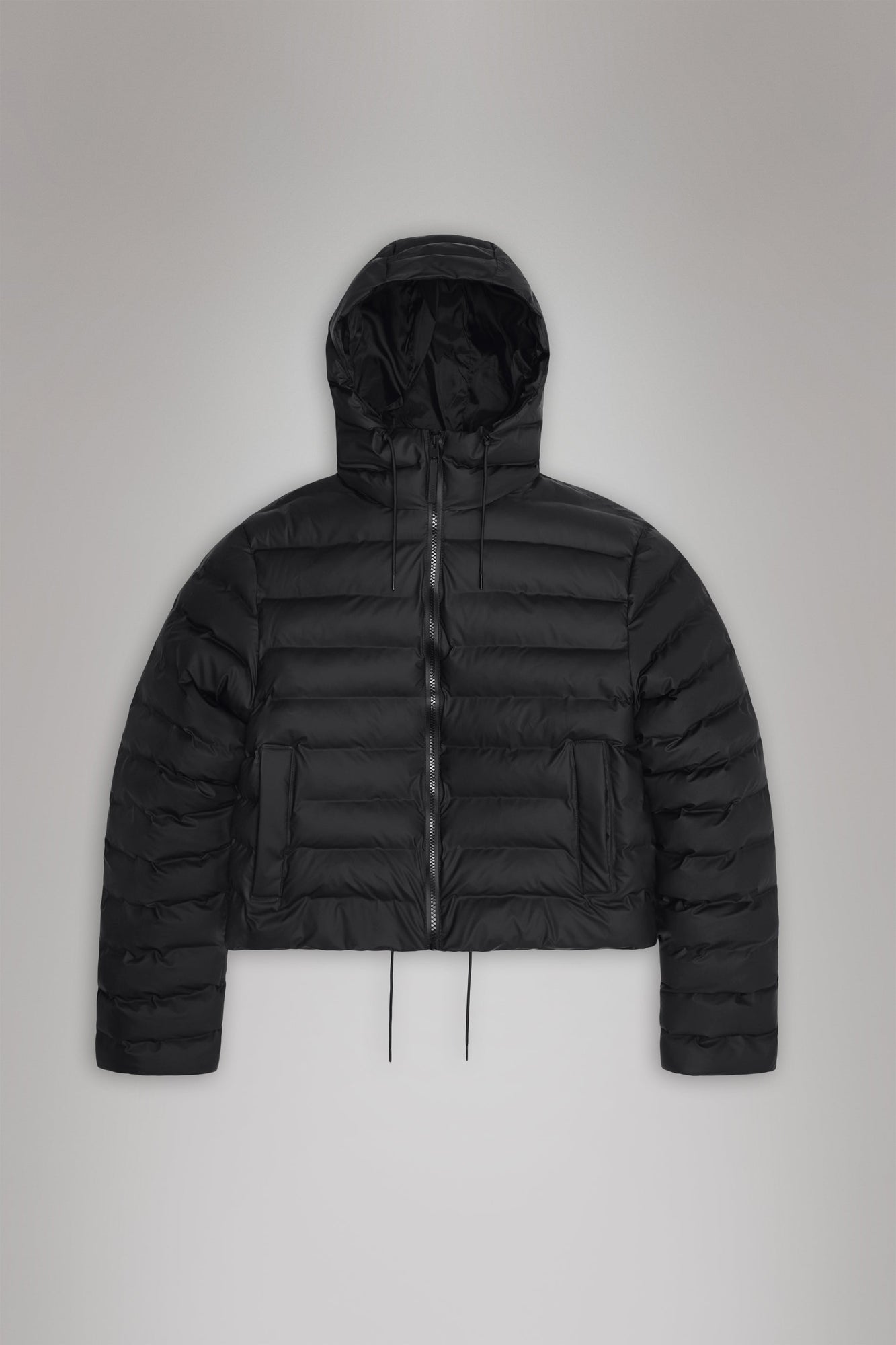 RAINS Lohja Short Puffer Jacket Black Jacket