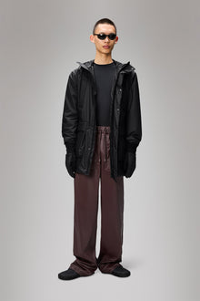 RAINS Lohja Long Insulated Cargo Jacket Black Jacket