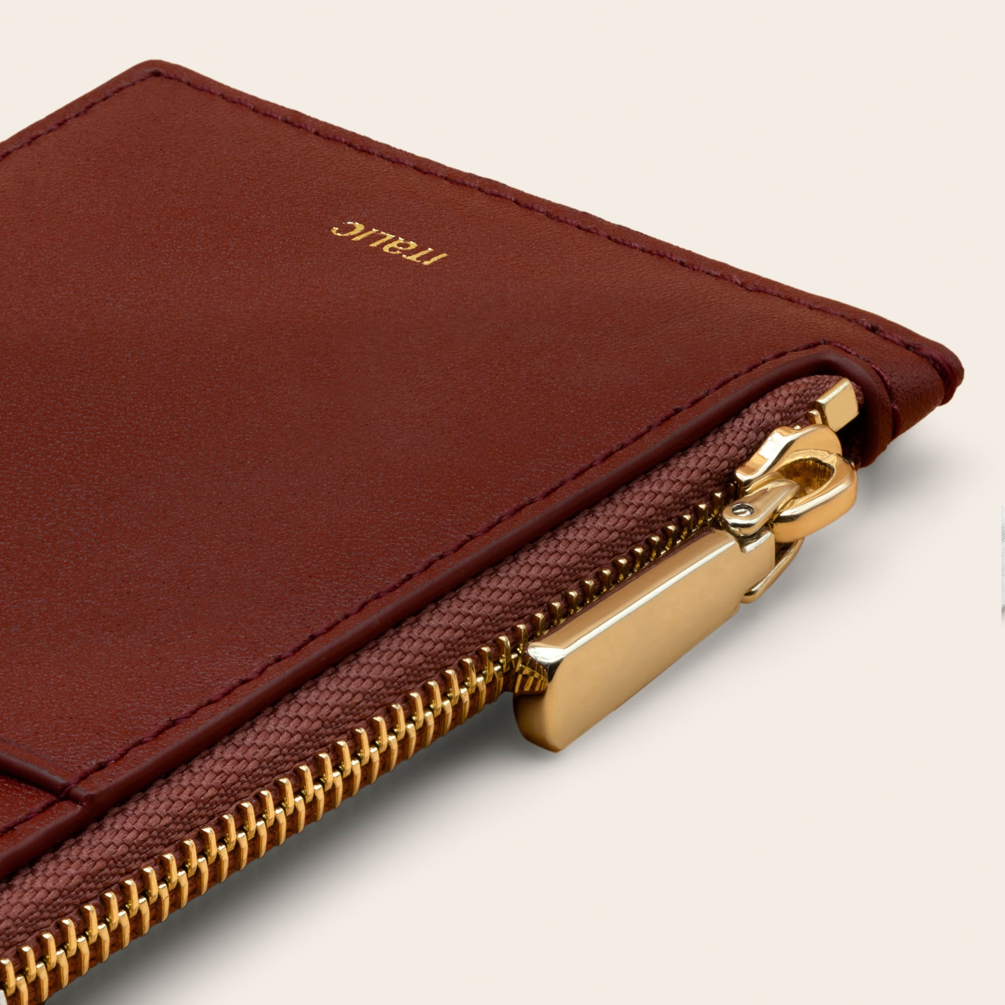 Unisex | Albee Leather Card Holder | Desert Sun