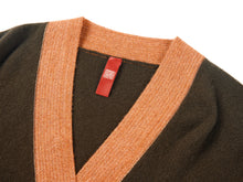 V-Neck Cashmere Sweater | Green