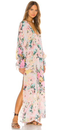 Hemant & Nandita | Teien Kaftan | White Multi