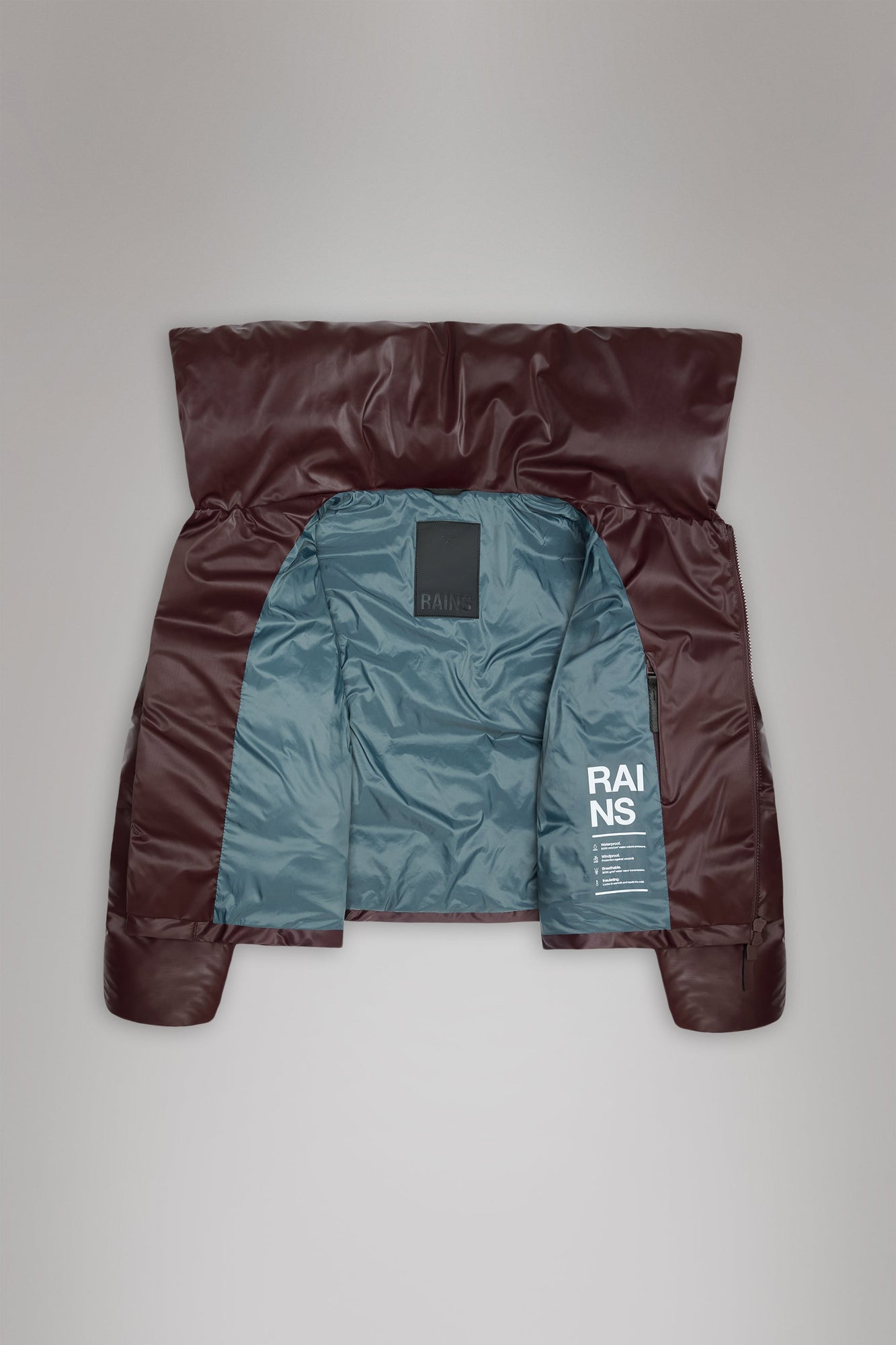 Rains Alta Vision Short Puffer Jacket Swamp Jacket