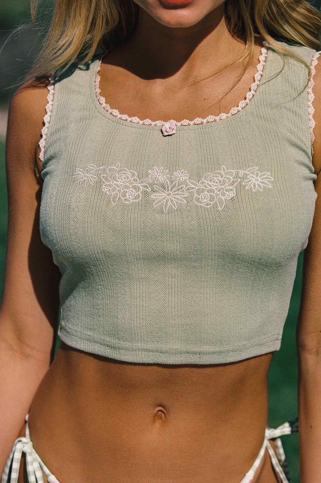 Women | Piper Pointelle Tank Top | Casa del Mar